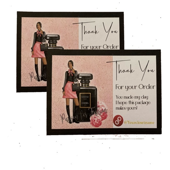 Thank You Business Cards,  Thank You  Custom Cards - Picture 3 of 10